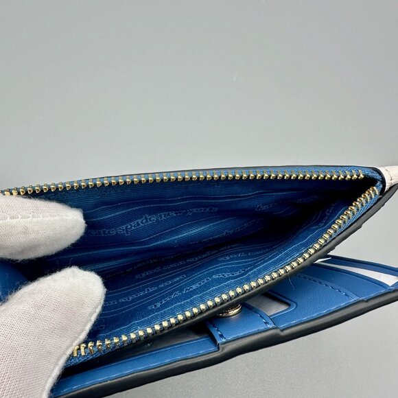 Kate Spade Devin Springtime Blooms Small Slim Bifold Wallet KJ877 NWT - Picture 9 of 14